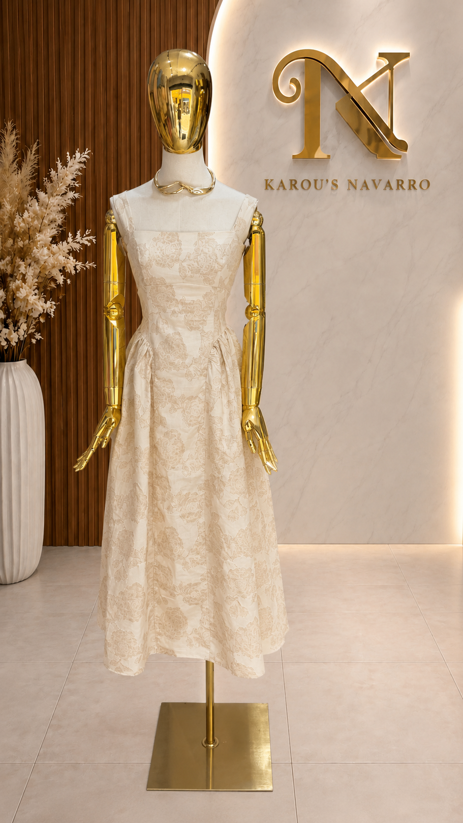 Vestido Ivory Bloom