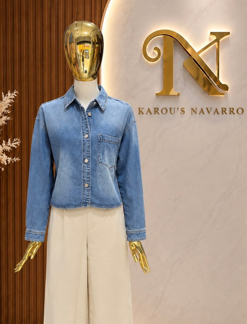 Camisa Denim Bruna