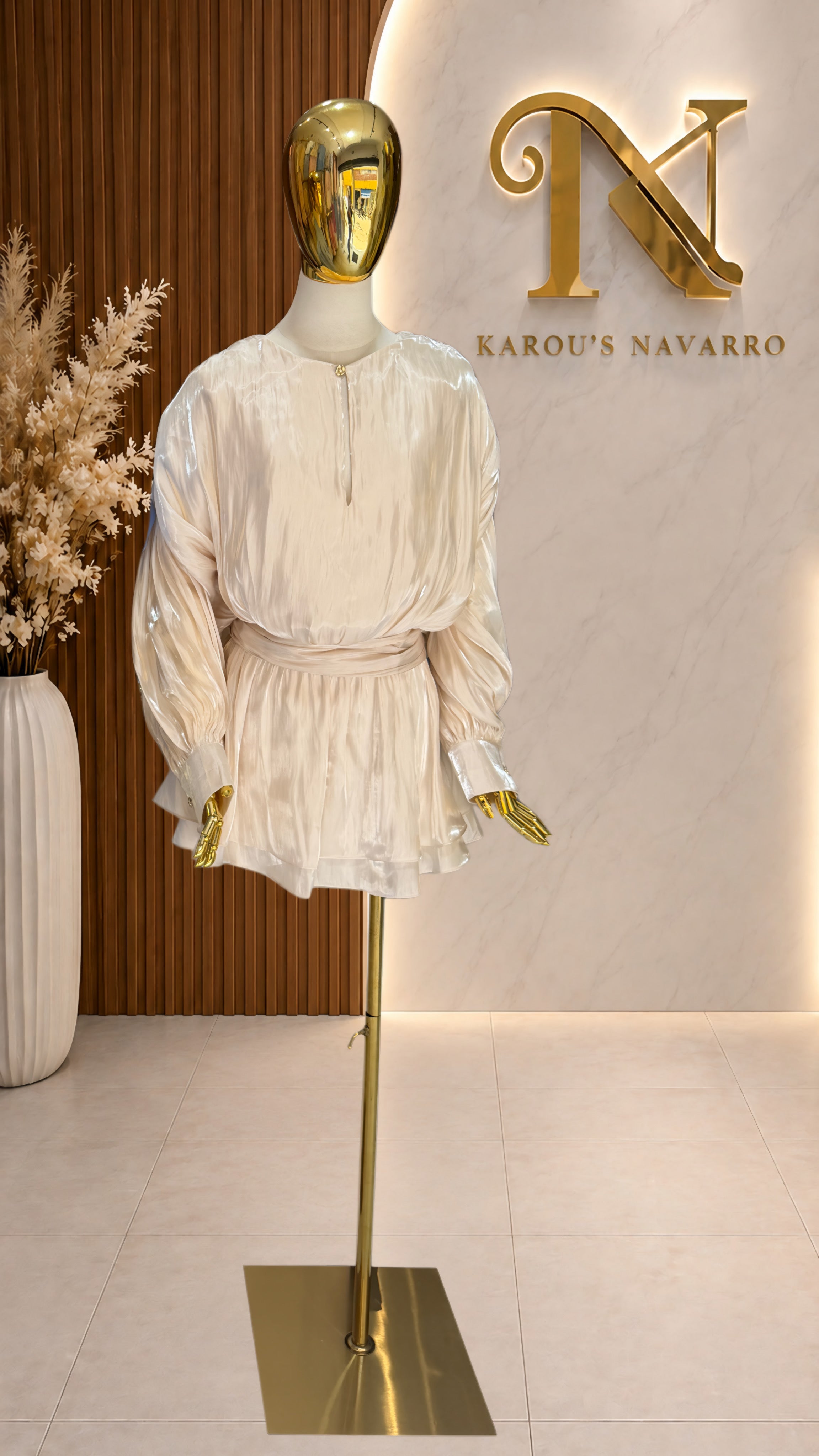 Vestido Satin Glow