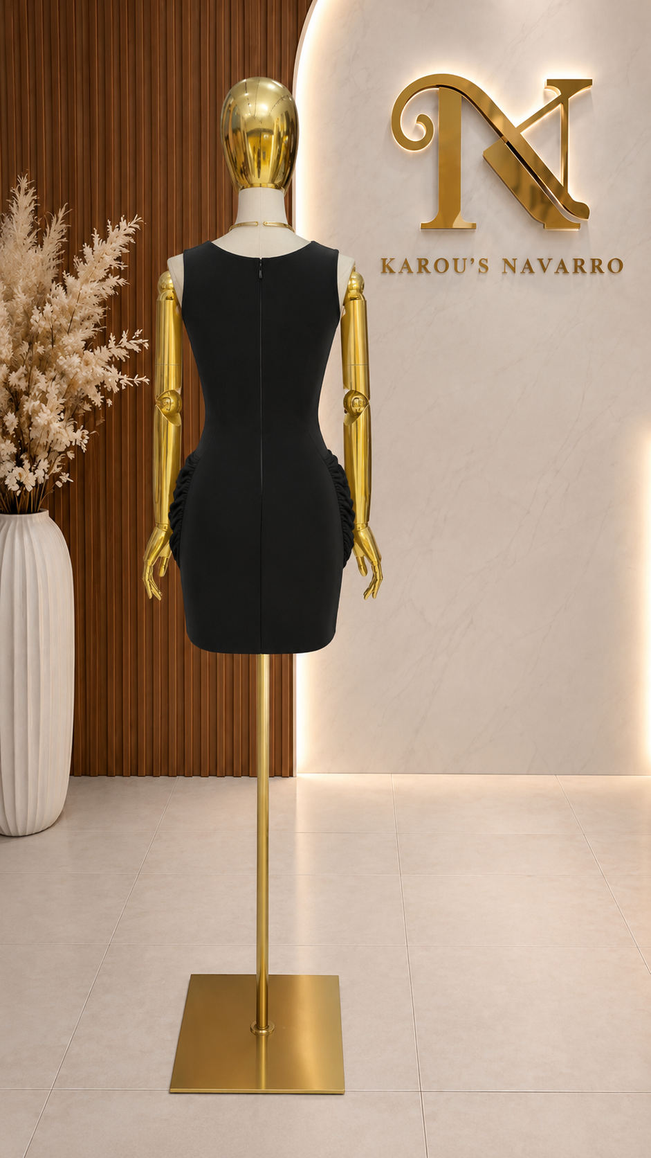 Vestido Noir Sculpt