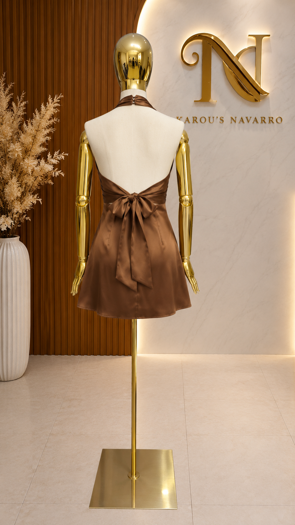 Vestido Satin Éclat