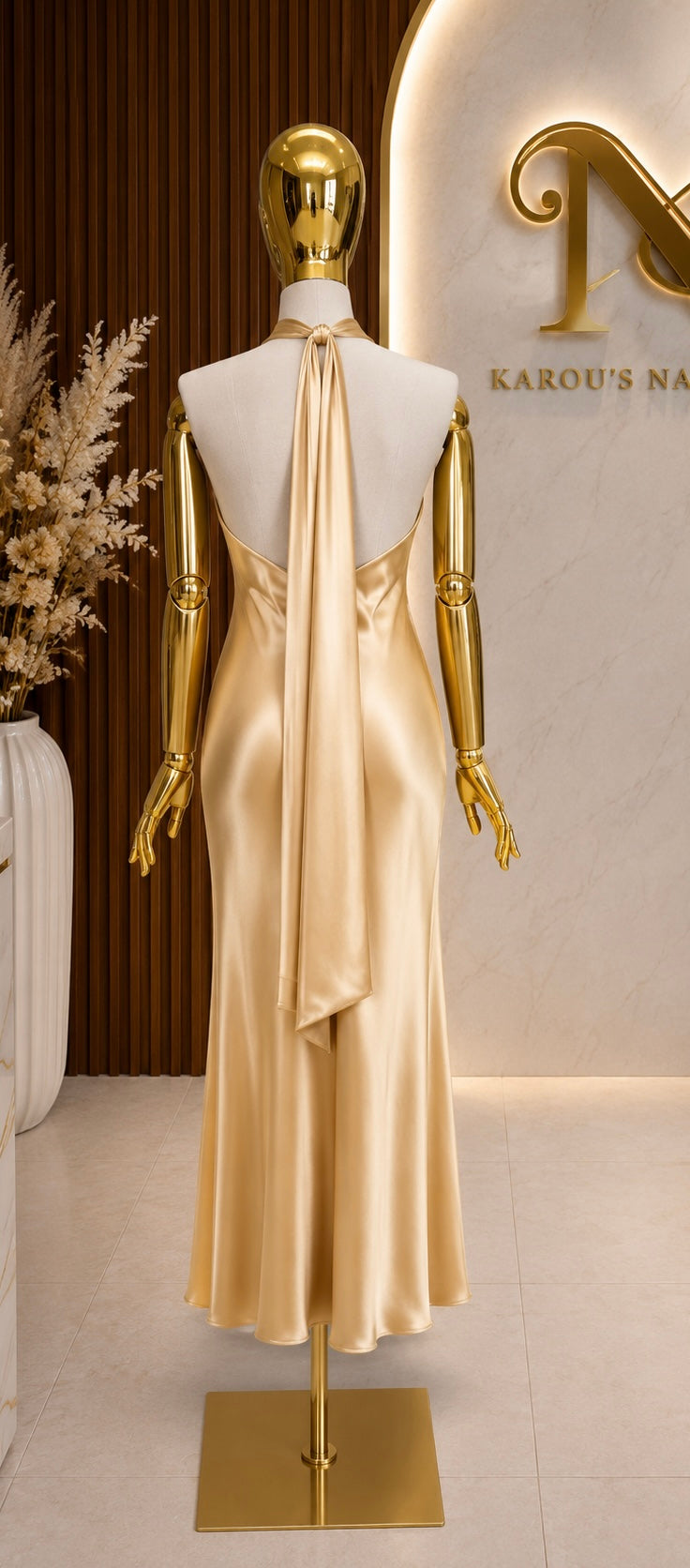 Vestido Aurora Dorado