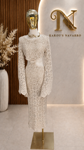 Vestido Ivory Crochet Luxe