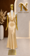 Vestido Aurora Dorado